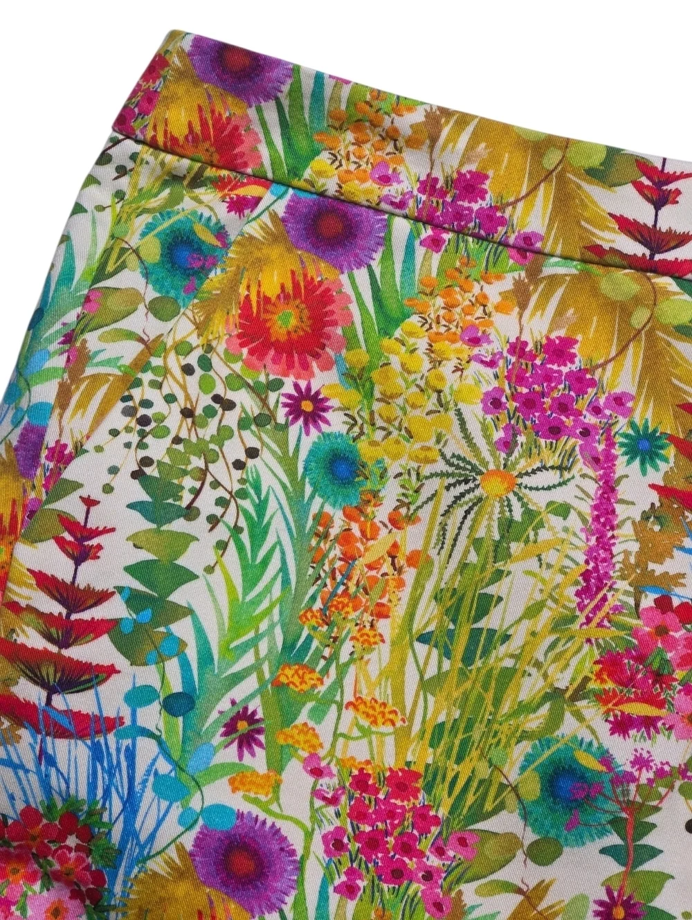 J.Crew Liberty Floral Mini Skirt Size 0 Multicolor Cotton Lined Spring